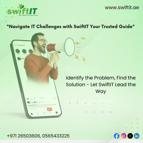 Don't search for solutions blindly. SwiftIT is here to guide you. With our expert assistance, we'll help you identify the root of your IT problems and find the right solutions for your business. 

Get on the path to success with SwiftIT today! 

📱 +971-26503606,  0565433225

🌐 https://swiftit.ae/